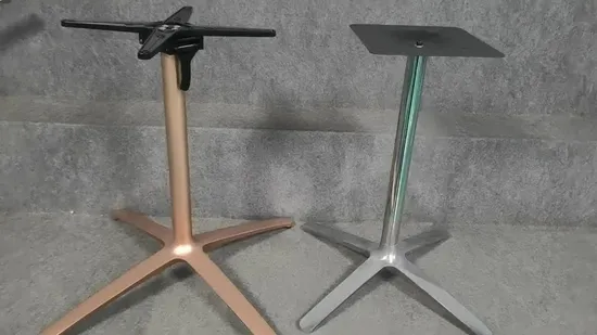 Chrome Office Chair Base Wholesale Coffee Table Base Metal Metal Bar Table Base Dining Table Base White / Black Table Legs 