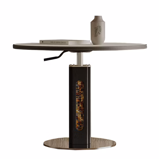Polished Aluminum Base 4 Prongs Stainless Steel Chrome Folding Table Base