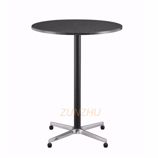 Office Furniture Parts Replacement Chrome Polished Movable Table Base