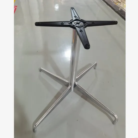 Modern Industrial Metal Restaurant Bar Table Base Black Pink Coffee Table Base Customized Furniture Sccessories Aluminum Table Base 