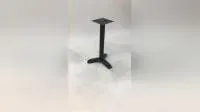 Wekis High Gloss Dining Round Chrome Conference Dining Room Table Base with Round Bottom Plate 