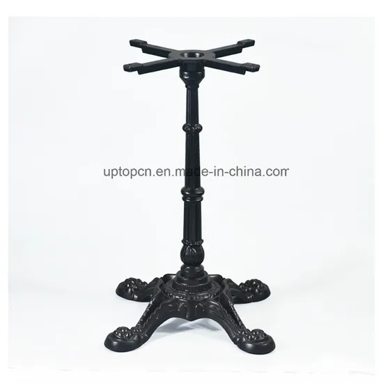 Black Cast Iron Restaurant Table Base Cafe Table Leg 