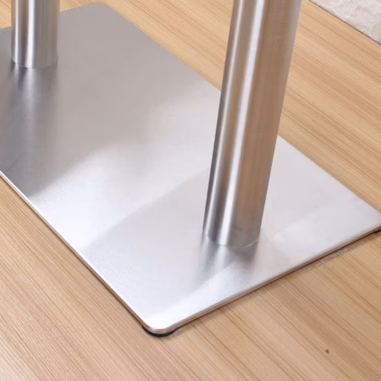 Customized Stainless Steel Round Dining Table Base and Metal Chair Base