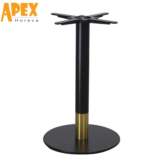 Restaurant Furniture Stainless Steel Table Leg Indoor Furniture Coffee Table Round Base 