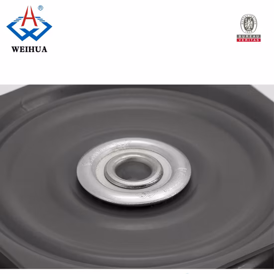6 Inch Grey Colour Half Ball 360 Degree Rotating Swivel Base for Furniture Chair Table