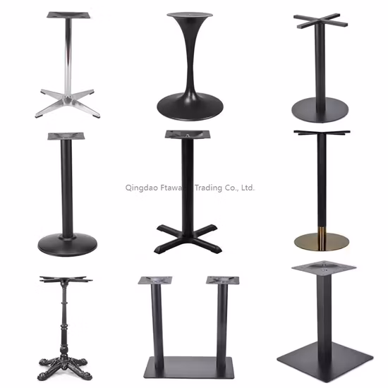 Industrial Style General Use Dining Cafe Table Stainless Steel Table Base
