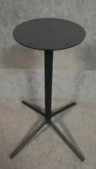 Office Furniture Parts Replacement Chrome Polished Movable Table Base 